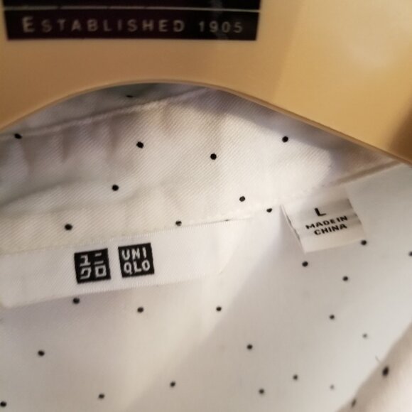 Uniqlo Polka Dot Button Down - Picture 5 of 5